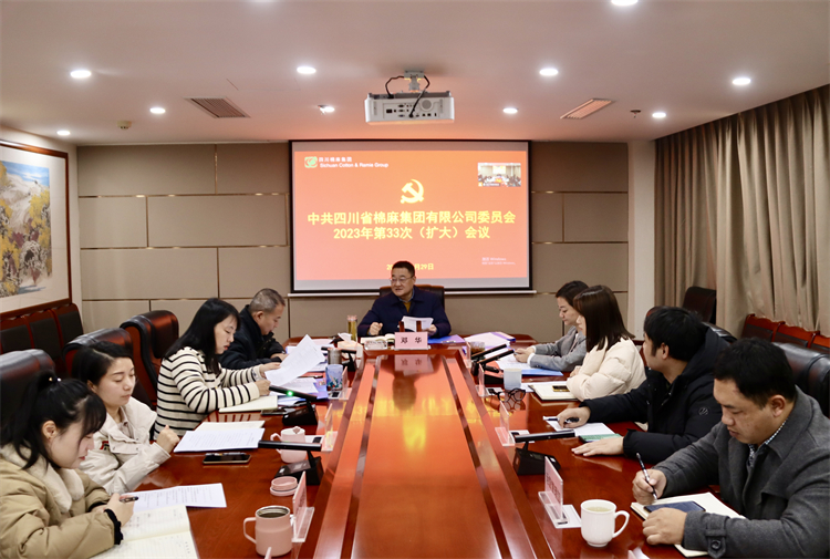 澳门银银河7163召开2023年第33次党委（扩大）会议